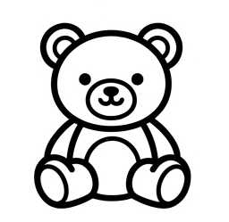 Icono de oso de peluche
